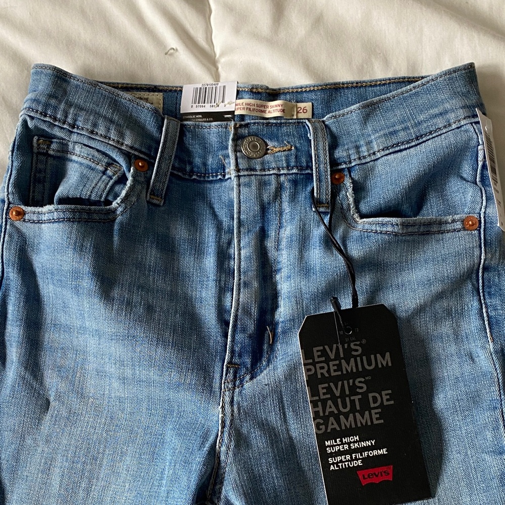 Levi's Premium Light Blue Skinny Jeans - Picture 1 of 5